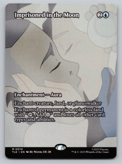 Imprisoned in the Moon Borderless- MTG Avatar: The Last Airbender TLA - Image 1