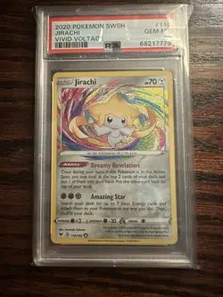 Pokemon Vivid Voltage Amazing Rare Jirachi 119/185 PSA 10 GEM MINT - Image 1