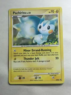 Pokemon TCG Pachirisu DP Black Star Promotional DP04 Holo Promo - Image 1