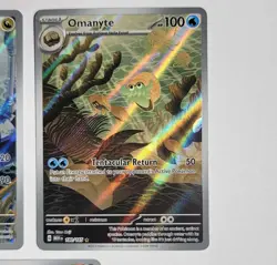 Pokemon Illustration Rare Lot Of 5 Mint cards 151 Dragonair, Omanyte and more - Image 4