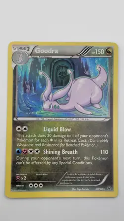 Goodra 60/98 Holo Rare XY - Ancient Origins Pokemon Card NM - Image 1