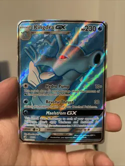 Kingdra GX - 66/70 - Pokemon Dragon Majesty Sun Moon Full Art Ultra Rare Card NM - Image 1