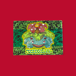 VENUSAUR (FUSHIGIDANA)--JAPANESE MEIJI EMBOSSED PROMO FOIL POKEMON CARD - Image 1