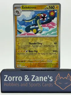 Eelektross Pokemon Scarlet Violet Black Bolt Reverse Holo 032/086 - Image 1