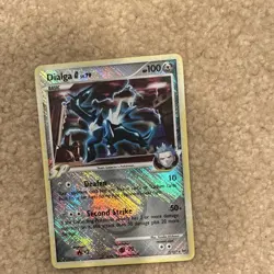 Pokemon Dialga G Platinum 7/127 2009 Basic HP100 Holo Rare Dragon Holo - Image 1