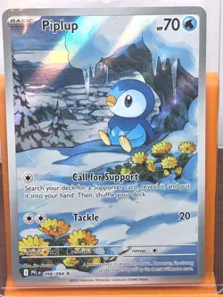 Pokemon TCG Piplup 98/94 Illustration Rare Pack Fresh NM Phantasmal Flames - Image 3