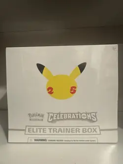 Pokemon TCG: 25th Anniversary Celebrations Elite Trainer Box (2021) 820650809439 - Image 1