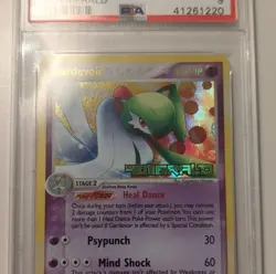 Pokemon Gardevoir Holo Rare EX Emerald 4/106 Reverse Holo PSA 9 2005 - Image 1