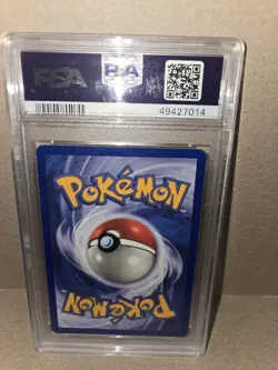 1999 Pokemon Fossil 1st Edition Tentacool 56/62 PSA 9 Mint - Image 2