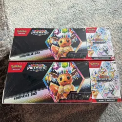 Pokemon Prismatic Evolutions Surprise Box/Booster Sam's Club Bundle (Lot Of 2) - Image 1