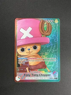 One Piece CCG Tony Tony Chopper Alt Art Leader OP08-001 - Image 1