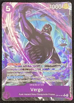 One Piece TCG Vergo Alt Art OP14-061 English - Image 1