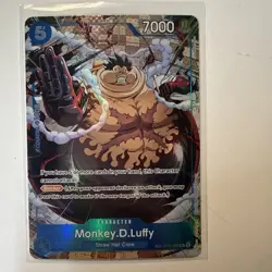 2025 One Piece Carrying On His Will Monkey D Luffy Treasure Rare #OP11-058 - Image 1