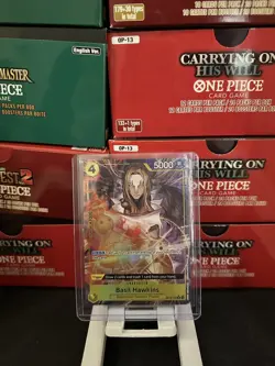 One Piece Basil Hawkins OP10-109 Parallel PRB02 English Holo Foil Alt Art - M/NM - Image 1
