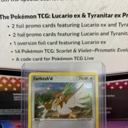 Pokemon Emerald Card Farfetch'd Secret Rare Holo 107/106 EXC/NM - Image 2