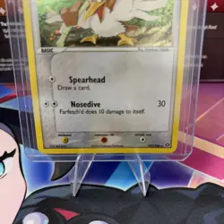 Pokemon Emerald Card Farfetch'd Secret Rare Holo 107/106 EXC/NM - Image 3