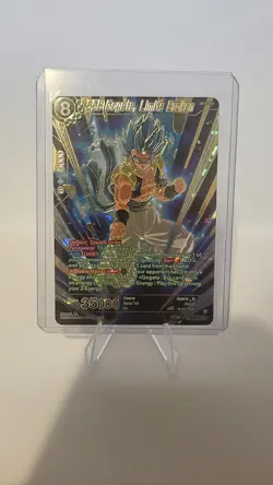 SSB Gogeta Limits Broken BT19-084 SPR Gold Pressed Holo Dragon Ball Super Card - Image 1