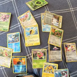 Pokemon TCG Nintendo Card Lot Meowth Lapras Galvantula Milotic Empoleon Tin - Image 2