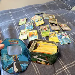 Pokemon TCG Nintendo Card Lot Meowth Lapras Galvantula Milotic Empoleon Tin - Image 4