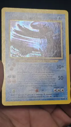 Pokemon TCG Shining Gyarados Holo Neo Revelation Card 65/64 🔥 - Image 3
