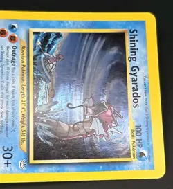 Pokemon TCG Shining Gyarados Holo Neo Revelation Card 65/64 🔥 - Image 4