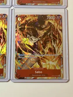 Sabo OP05-007 Illustration Box Vol. 5 Promo 4 Card Play Set Lot One Piece - Image 5