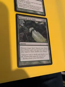 Mwonvuli Acid Moss & Aspect of mongoose. Time Spiral green MTG 2 Card. - Image 5