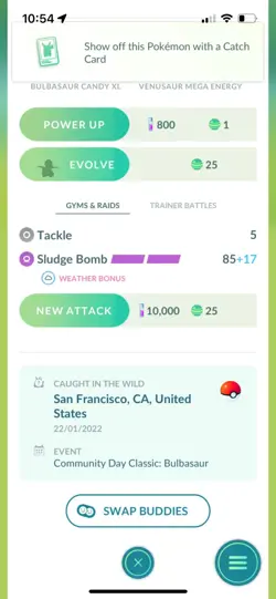Pokemon Go Shiny Bulbasaur ( Reduced) - Image 2
