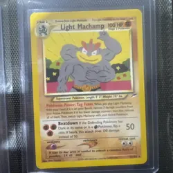 Light Machamp 25/105 Rare Neo Destiny WOTC Pokemon NM - Image 1