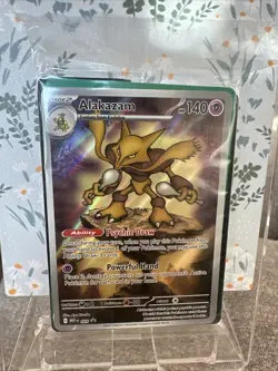 Pokemon TCG - Alakazam 009 Black Star Promo - Mega Evolution NM SEALED - Image 1