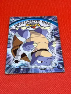 Pokemon Topps Blastoise #09 1999 Topps TV Animation Edition Non Holo - Image 3