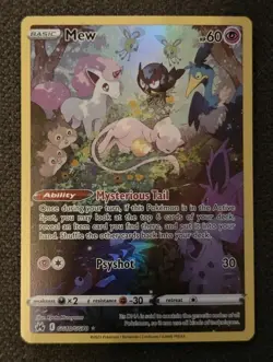 Mew Full Art GG10/GG70 Crown Zenith Galarian Gallery Pokemon 2023 - Image 1