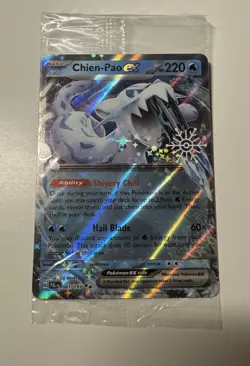 Chien-Pao ex 061/193 Double Rare Holo Near Mint Stamped Promo Paldea Evolved - Image 1