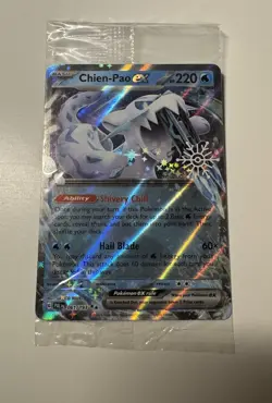 Chien-Pao ex 061/193 Double Rare Holo Near Mint Stamped Promo Paldea Evolved - Image 2