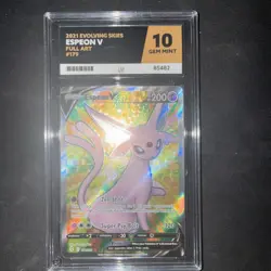 Pokemon TCG Card Espeon V 179/203 Evolving Skies Full Art - Ace 10 - Image 1