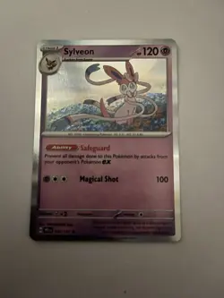 Sylveon 040/131 - Holo Rare - Prismatic Evolutions Pokemon Card MINT PACK FRESH - Image 1