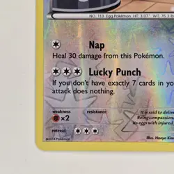 Chansey 80/119 Reverse Holo Common XY Phantom Forces NM Pokemon - Image 4