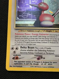 Pokemon Porygon2 TCG Neo Revelation 12/64 Unlimited Holo Rare MP - Image 4