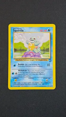 Pokemon - Base Set 2 - Squirtle 93/130 - Image 1