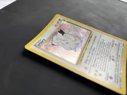 Pokemon TCG Clefairy 5/102 Base Set Unlimited Holo Holo Rare WOTC 1999 Vintage - Image 5