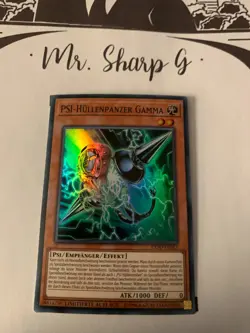 PSI-HULLENPANZER GAMMA - L.A. EXFO-DESE3 DEUTSCH Yu Gi Oh! CARD SUPER RARE HOLO - Image 2