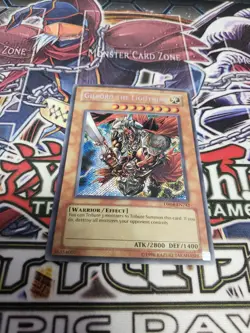 Yugioh Gilford The Lightning LP DR04-EN242 Secret Rare Unlimited - Foil Bleed - Image 1