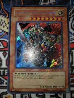 Yugioh Gilford The Lightning LP DR04-EN242 Secret Rare Unlimited - Foil Bleed - Image 5