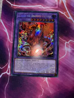 Yu-Gi-Oh Albion the Branded Dragon Secret Rare Card MP22-EN076 1st Edition - Image 1