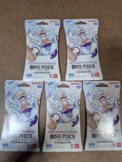 5 Packs, One Piece OP-05 Awakening of the New Era Sleeved blister - Image 1
