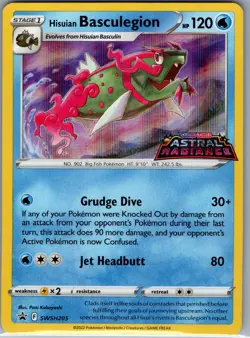 Hisuian Basculegion SWSH205 SWSH: Sword & Shield Promo Cards - Pokemon Card - NM - Image 1