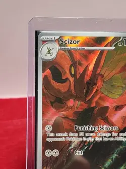 SCIZOR- Obsidian Flames 205/197 Illustration Rare Holo NM-M Pokemon Card TCG - Image 3