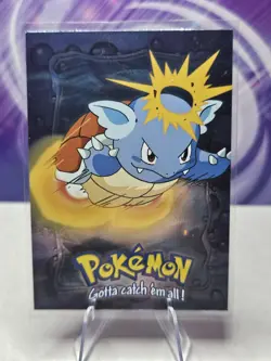 Wartortle E8 of 12 Pokemon Topps The First Movie Card - Image 1