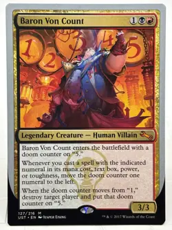 Baron Von Count NM* Unfinity ENGLISH 127/216 mtg -UnltdCards - Image 1