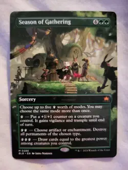 Magic: The Gathering- Mtg- Seasons of Gathering - BLB Borderless M.RARE - N.Mint - Image 1